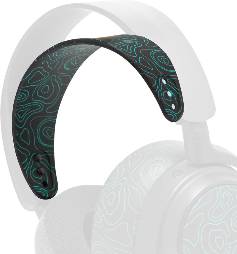 WC HeadbandZ Arctis Nova - Upgraded Silicone Headband for Arctis Nova Headsets by Wicked Cushions - Enhanced Flexibility, Comfort, and Style with Matching Earpad Designs | Midnight FrankP - Image 1